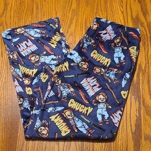 Chucky Lounge / Pajama Pants Blue - Size Medium